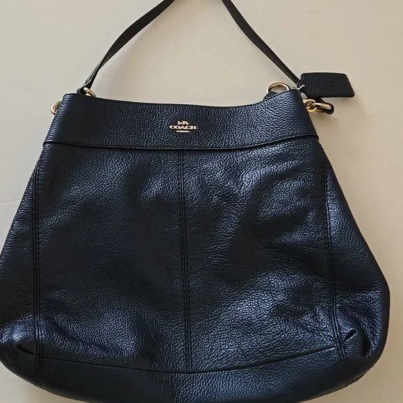 COACH Lexy Shoulder Bag - Metalic Denim F38879 - Picture 1 of 9